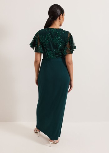 Phase Eight Petite Minty Dress Dark Green Canada | VTGALB-514